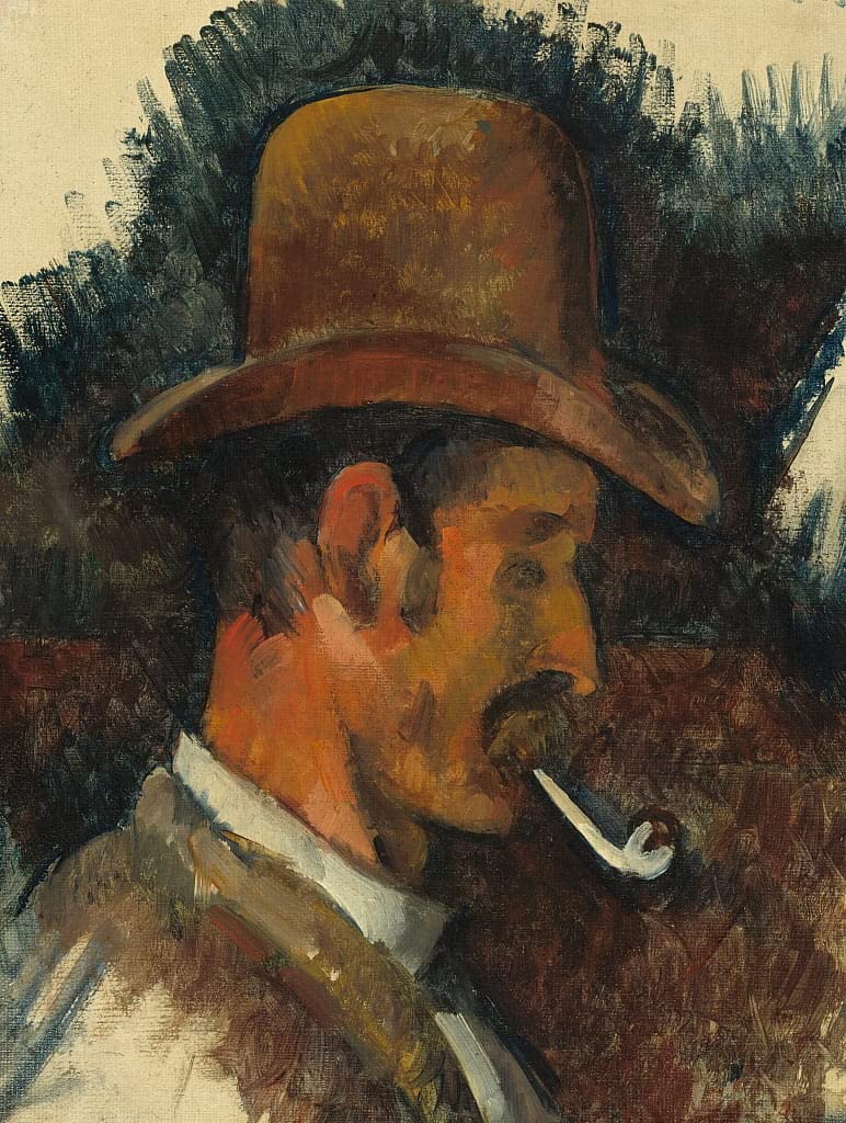 Affiche impression prints toile peinture murale Homme à la pipe Cézanne 60x90 - 5