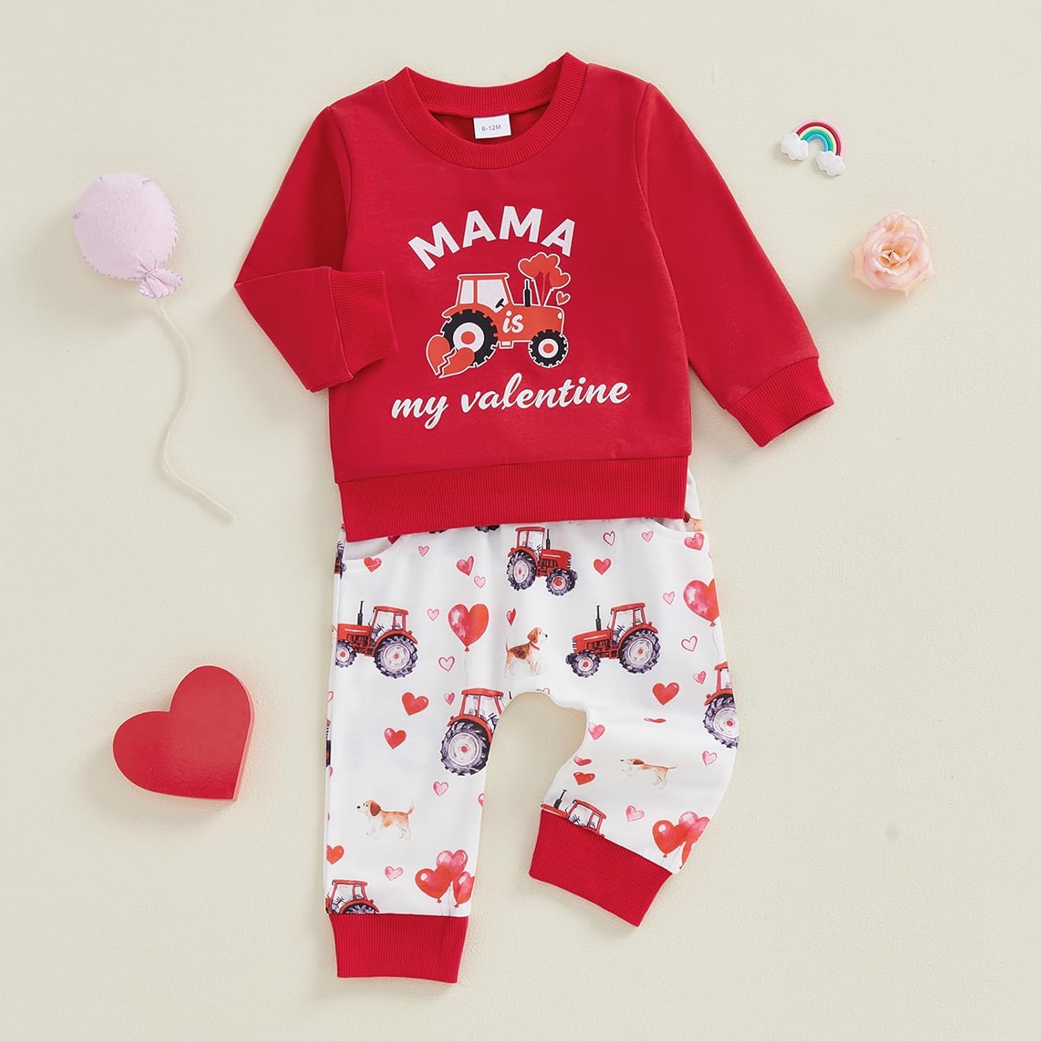 Baby Boy Thanksgiving Outfit Long Sleeve Crewneck Turkey Embroidery Sweatshirt Jogger Pants Set 2cps Clothes - Image 8