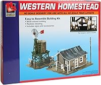 Vista 4 de Kits de Construcción de Modelos a Escala HO de Life-Like Trains - Western Homestead