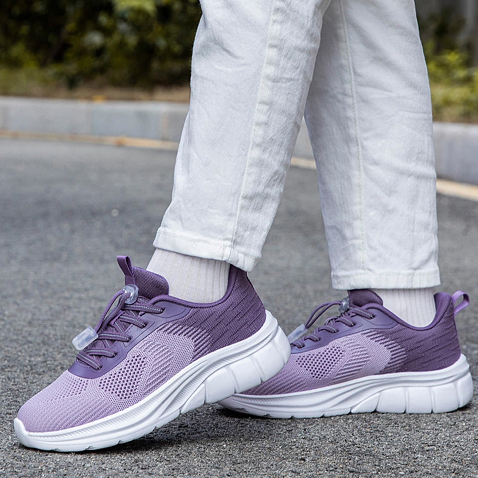 Scarpe Diabetici Uomo E Donna Scarpa Ginnastica Traspiranti Antiscivolo Suola Morbida Calzatura Casual Scarpe Alluce Valgo Scarpa Comode per Esterni Tacco Zeppa Alluce Valgo