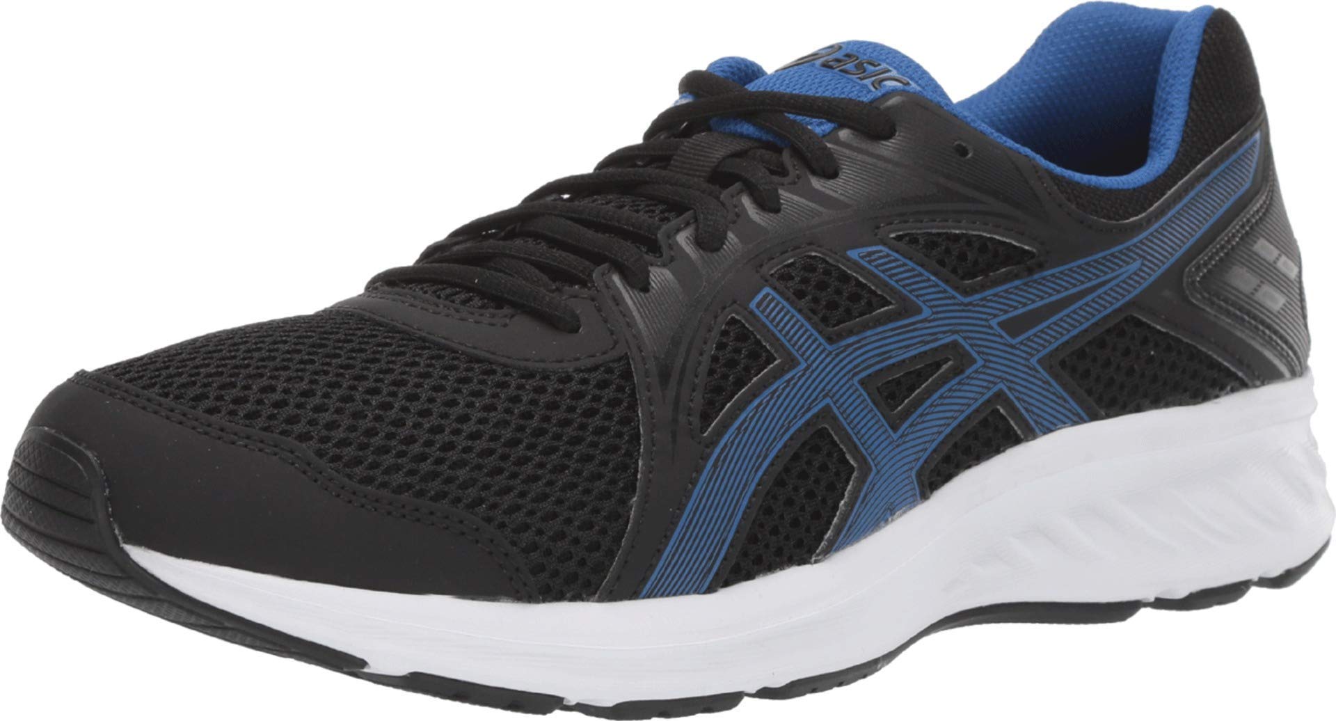 ASICS Men's Jolt 2 Running Shoes, 9.5, Black/Imperial