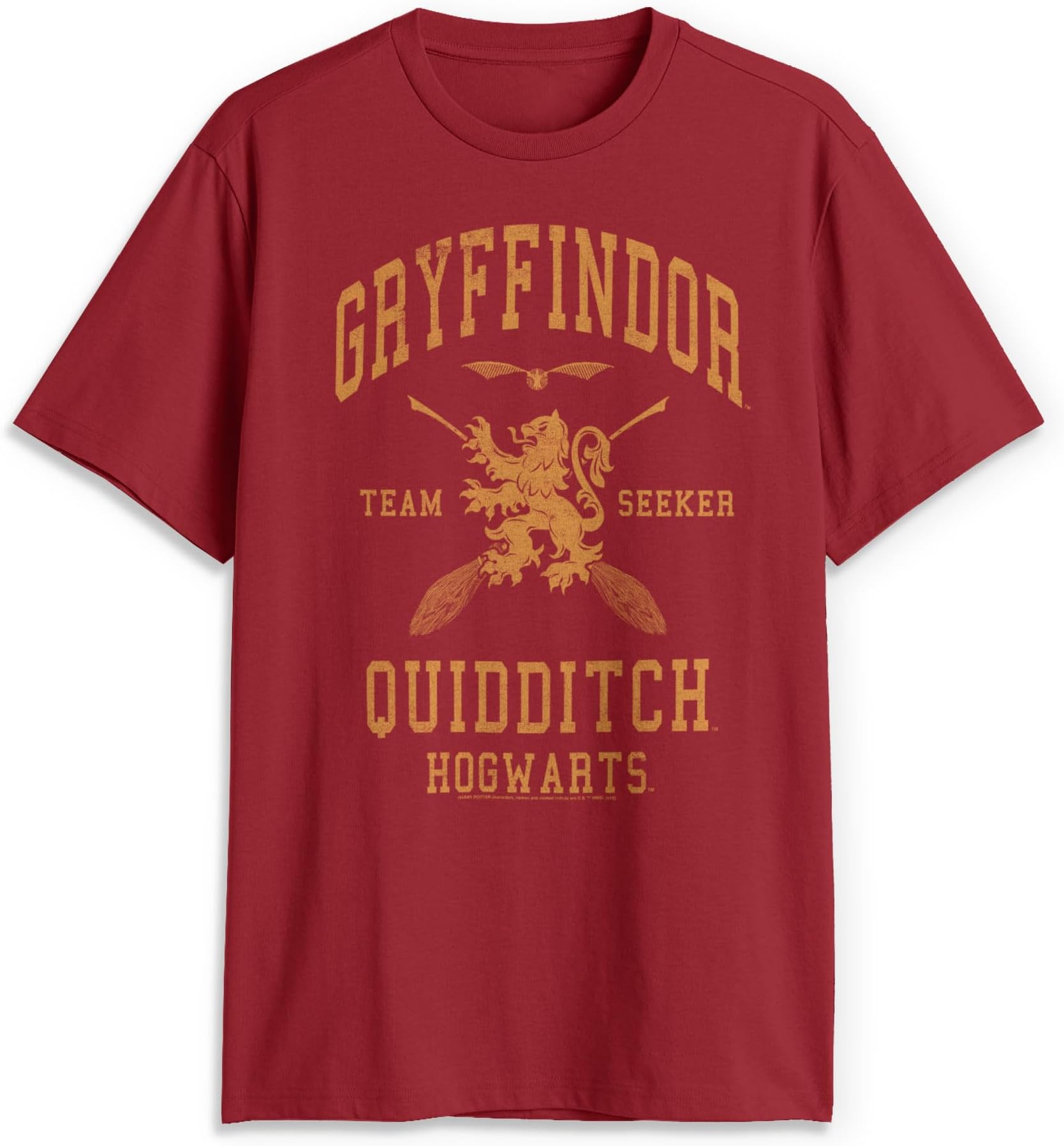 Harry Potter Gryffindor Slytherin Ravenclaw Hufflepuff Quidditch Team Adult T-Shirt