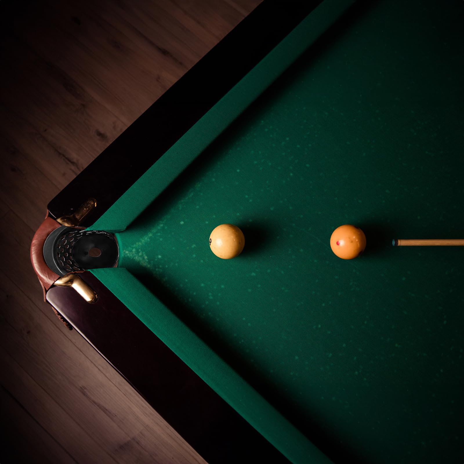 Eorbow 6 Stück Billardtischtaschen, robustes Billard-Set inklusive 4 Eck- und 2 Seitentaschen