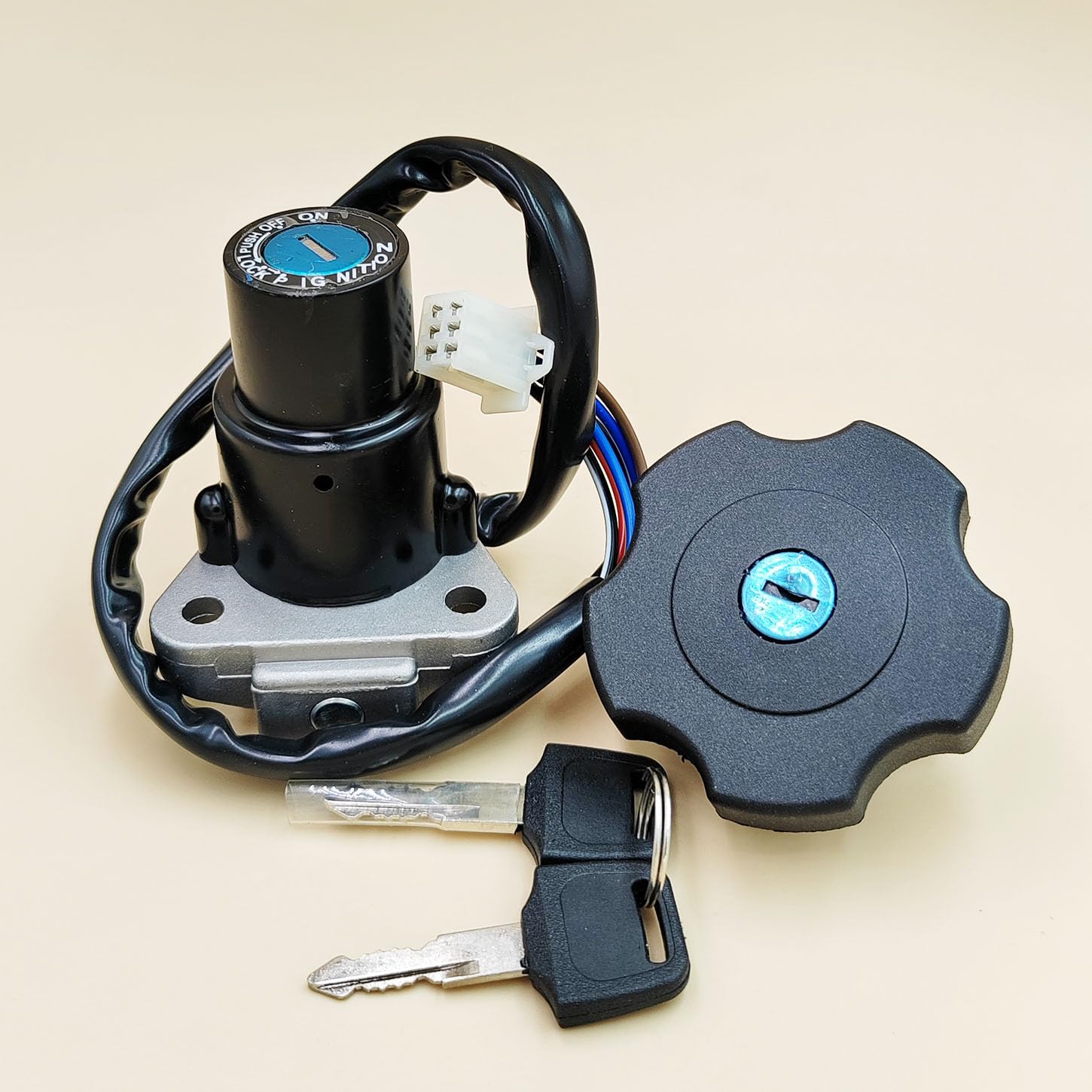 Ignition Switch Set 6 Pins for Yamaha XT600 DT200 DT200R XT225