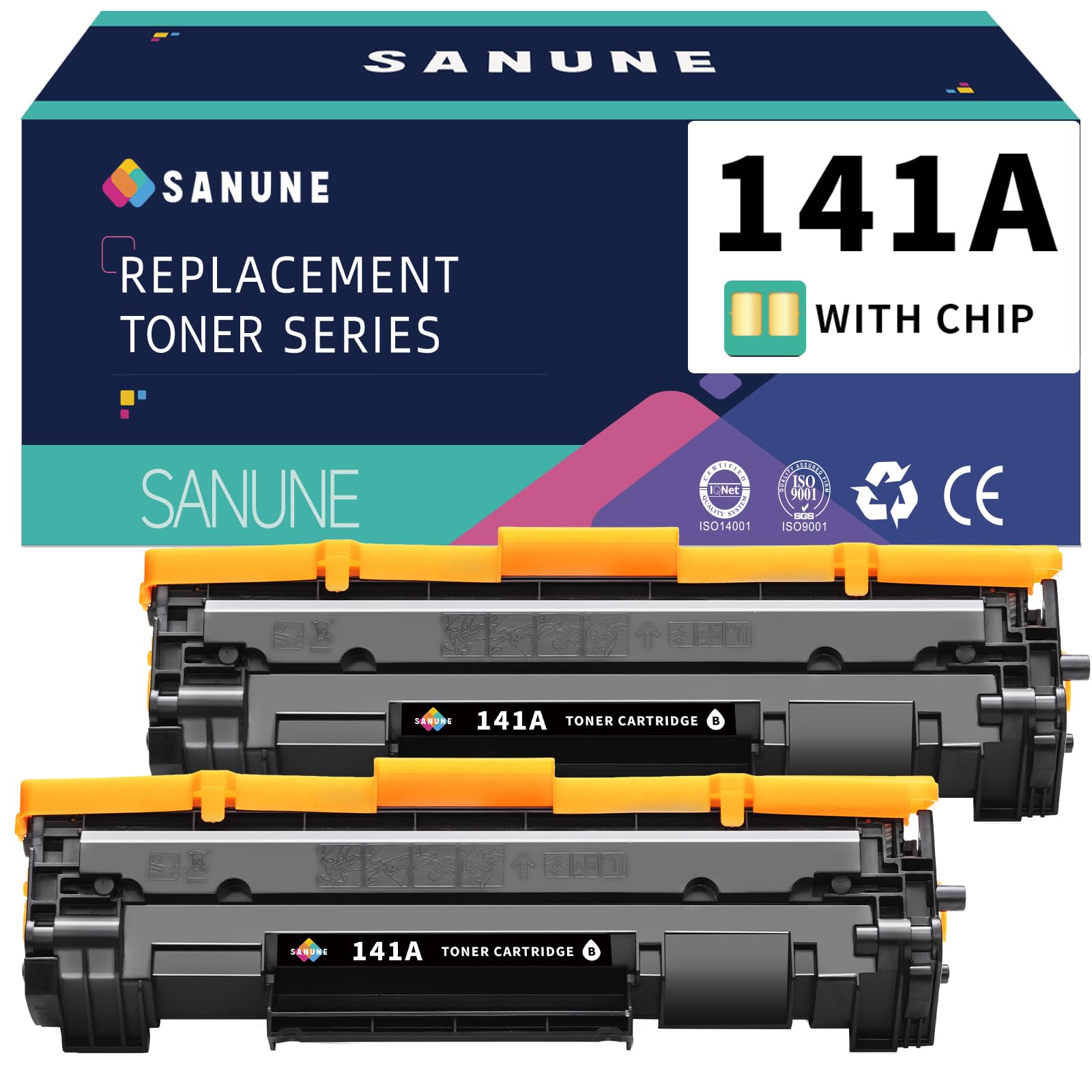 141A Toner Cartridge Replacement for HP 141A 141X W1410A W1410X