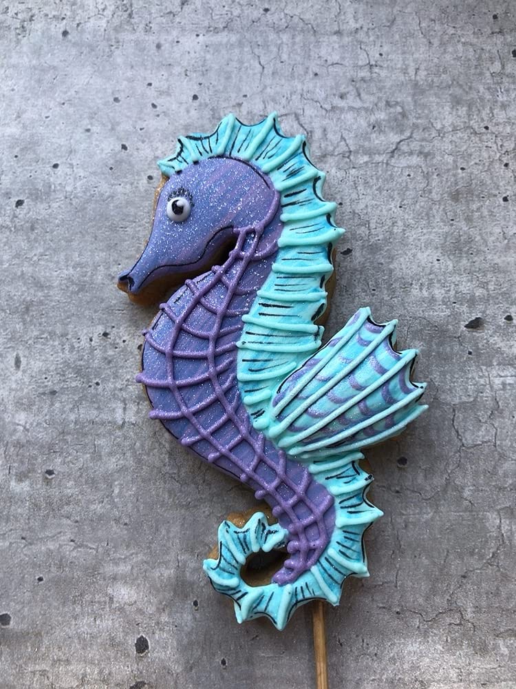 KENIAO Under The Sea Cookie Cutter Set 7 Piece Shark, Whale, Fish