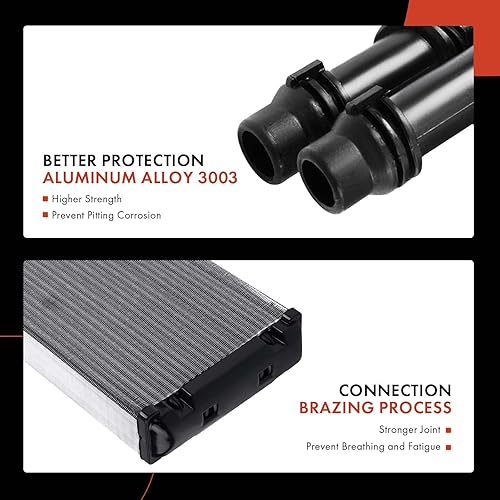 Miniatura 7 de A-Premium Núcleo de calentador HVAC compatible con Audi TTTT Quattro 2000-2006 y Volkswagen Beetle, Beetle Cabrio, Clasico, Golf, GTI, Jetta, R32,