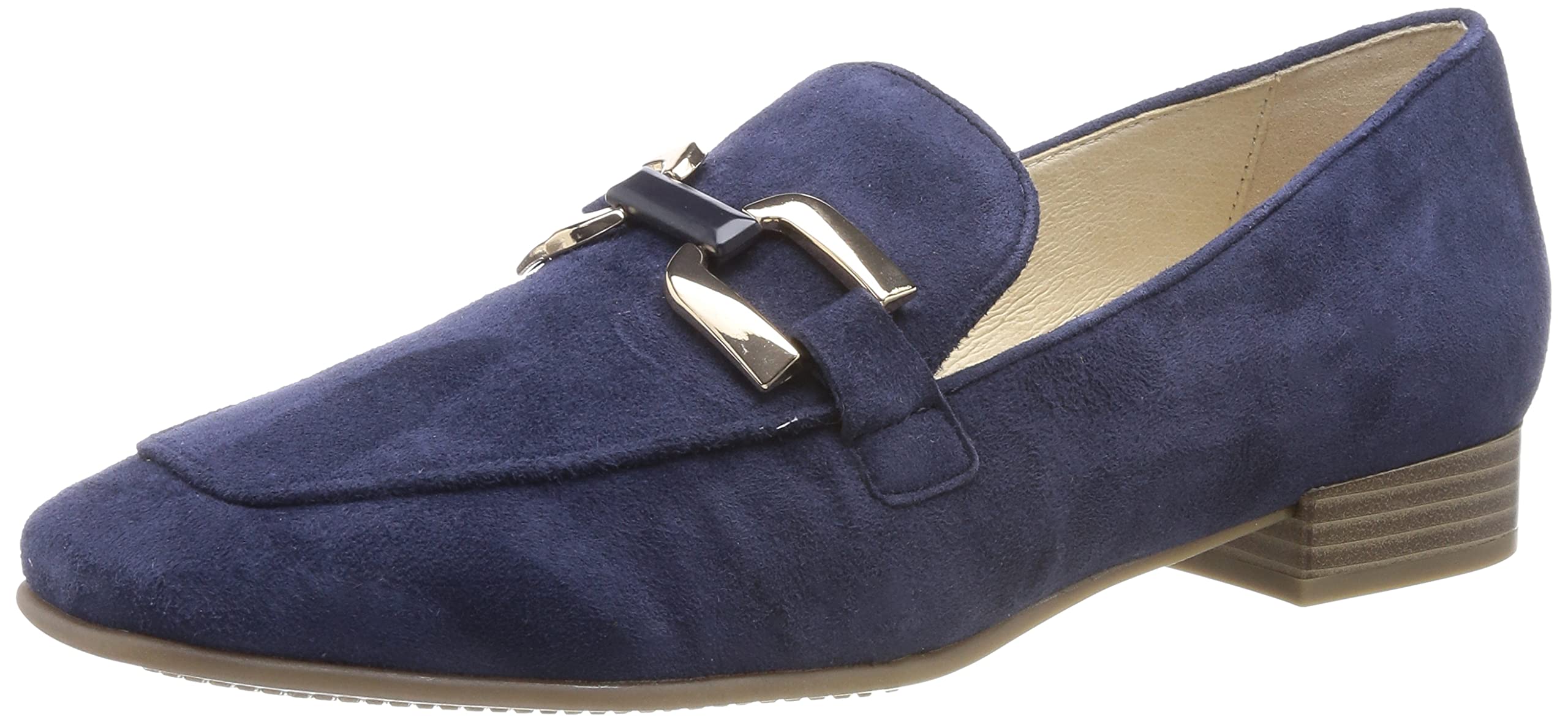 CAPRICE Slipper 9-9-24201-20 G Width, Ocean Suede, 6.5 UK