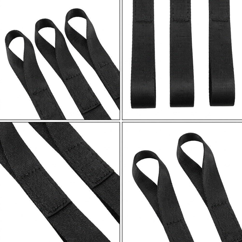 de Sujeción con Bucle 20cm para Carga Pesada de Sujeción con(Black)