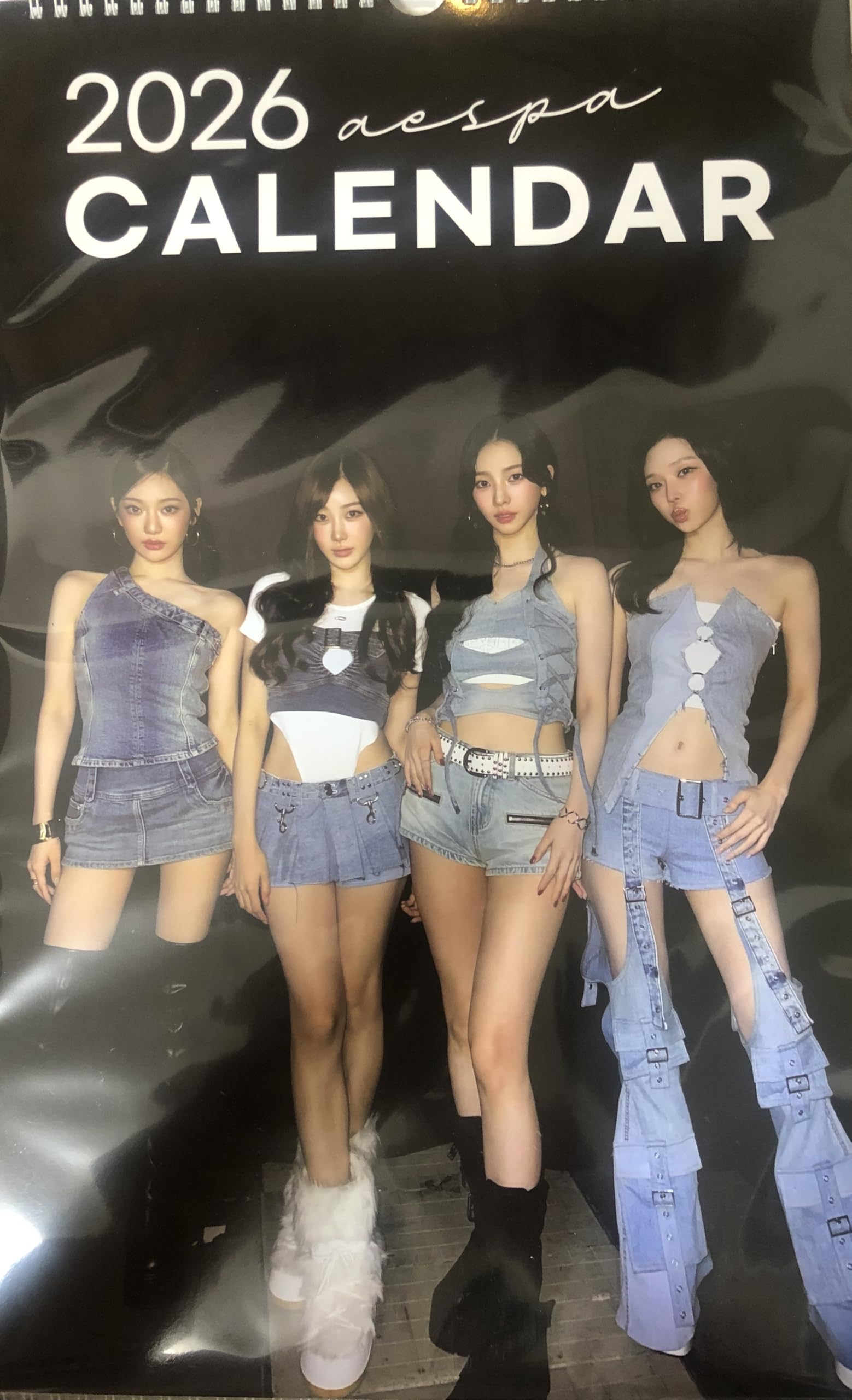 エスパ グッズ 2026年 大型 壁掛けカレンダー aespa BD