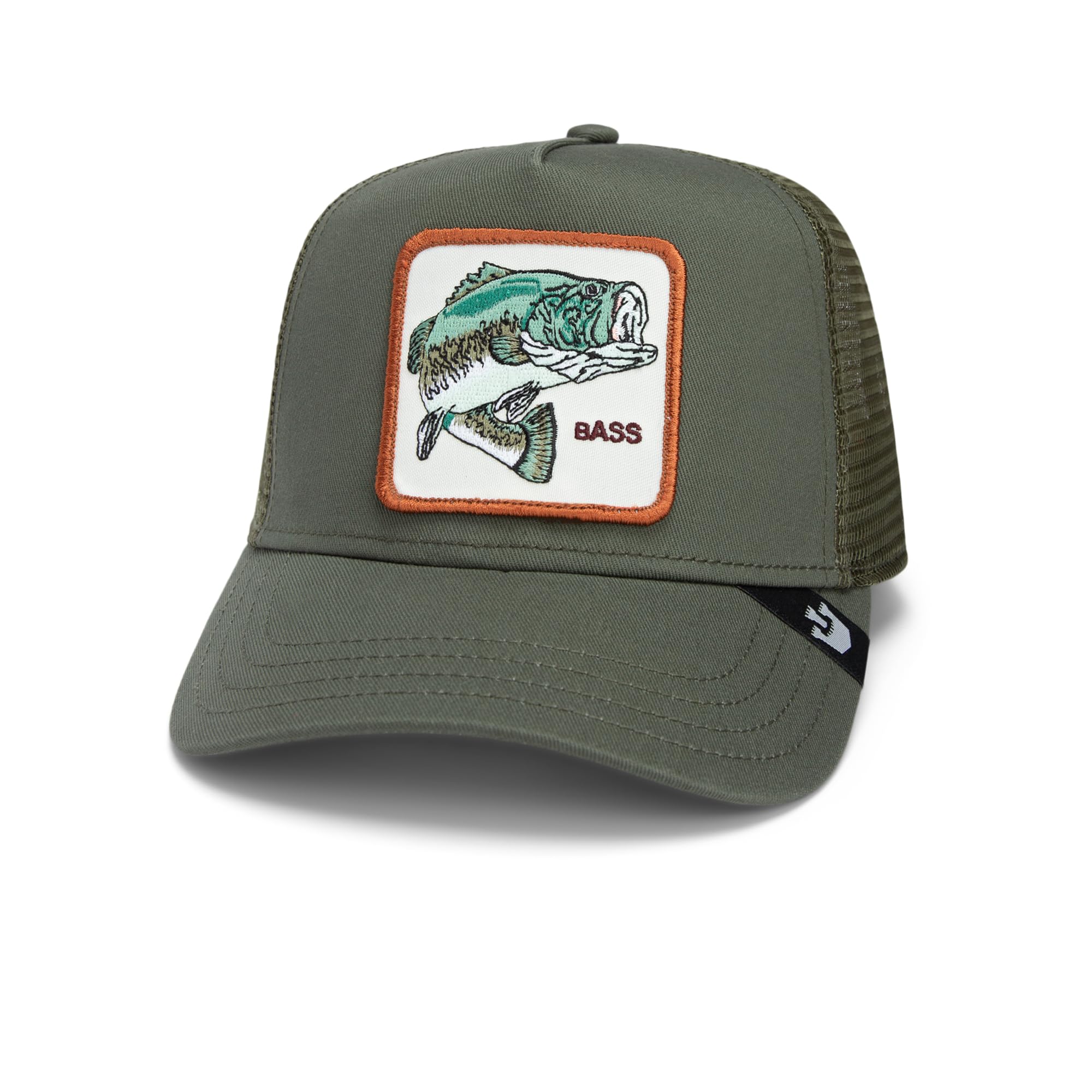 Goorin Bros. Stick and Leaf Camo Collection Trucker Hat for Men and Women One Size Green (Gone Fishin')