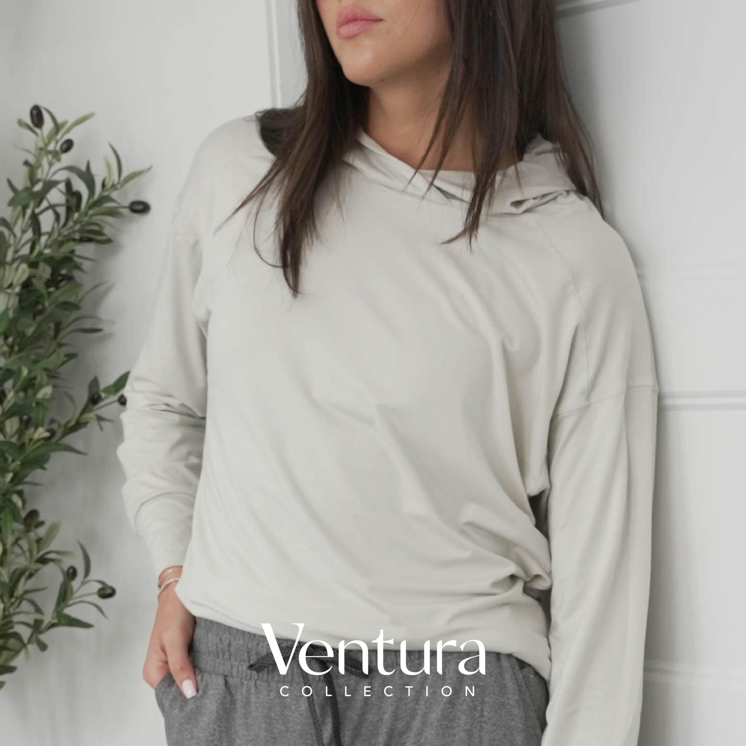 Holloway Ventura damska bluza z kapturem, miękka dzianina, niebieski morski, XL