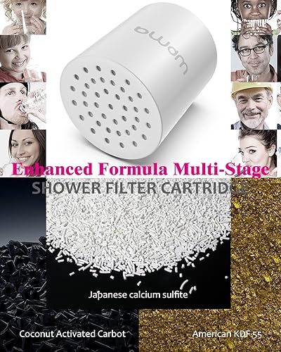Miniatura 3 de Cartucho de Filtro de Ducha Multietapa de Fórmula Mejorada, Cartucho de filtro de repuesto universal de alto rendimiento, Elimina Cloro, Metales