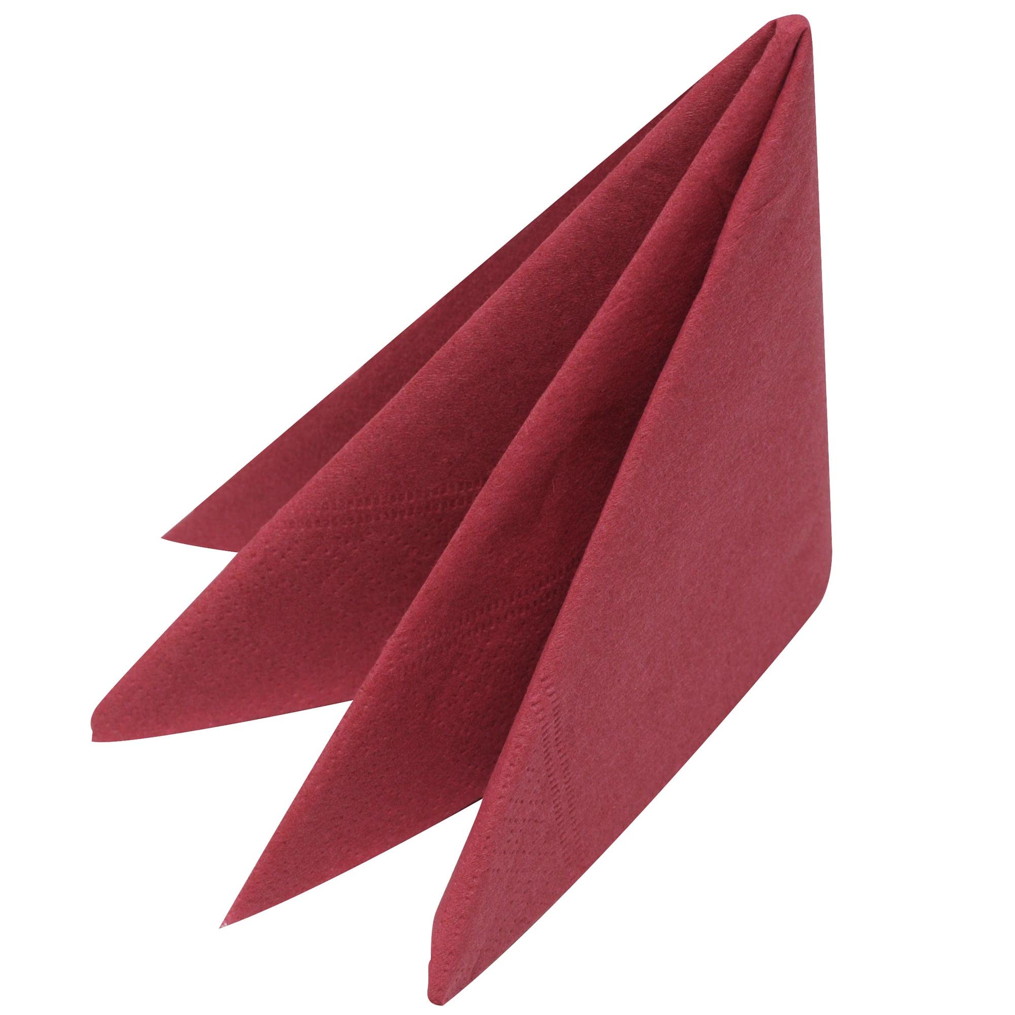 Swantex Burgundy Napkins 33cm 2ply - Pack of 100 | Disposable Napkins, Party Napkins, Paper Napkins, Dinner Napkins
