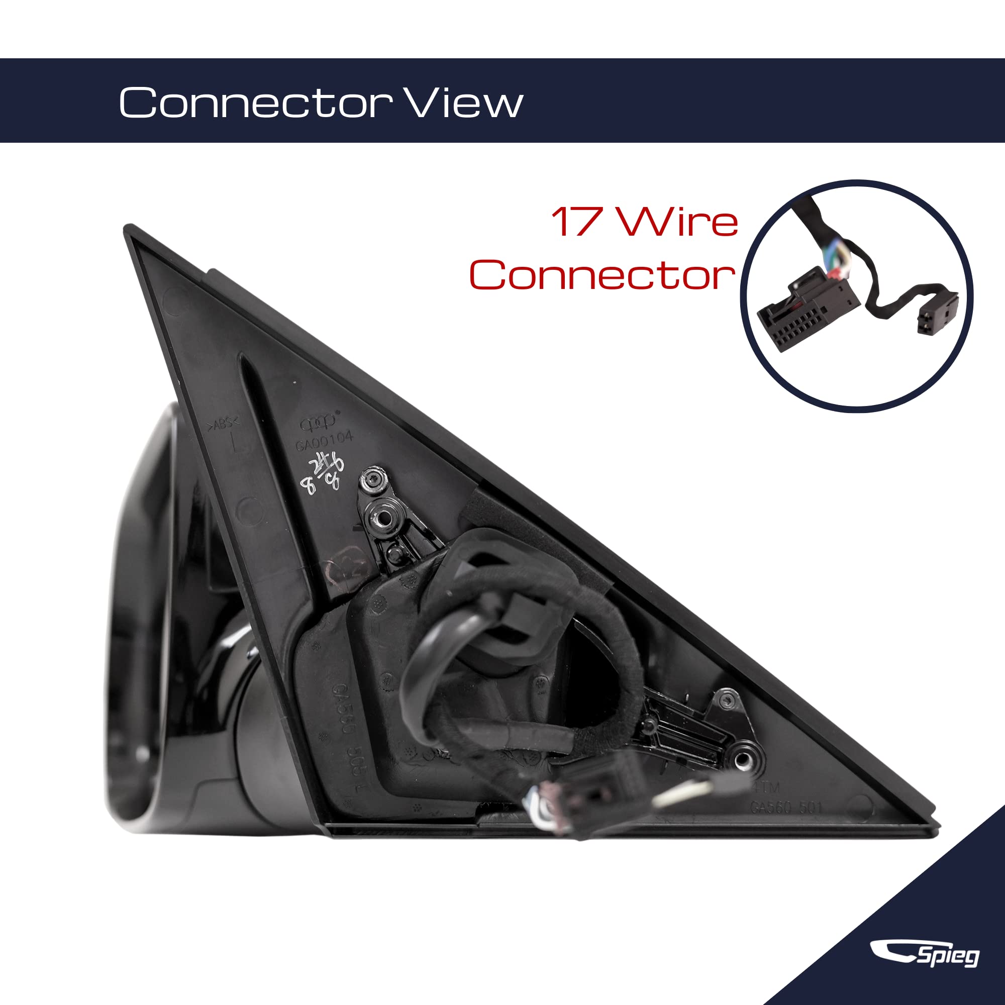 Spieg TO1320294 Driver Side Mirror Replacement For Toyota Corolla 20