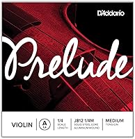 Vista 25 de D'Addario Prelude Cuerdas para violín, J813 3/4M, Tensión media, escala 3/4, cuerda D única