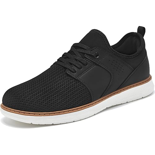 Mens Casual Dress Shoes Slip On Fashion Sneakers Mesh Walking Shoes Breathable Comfortable Non Slip