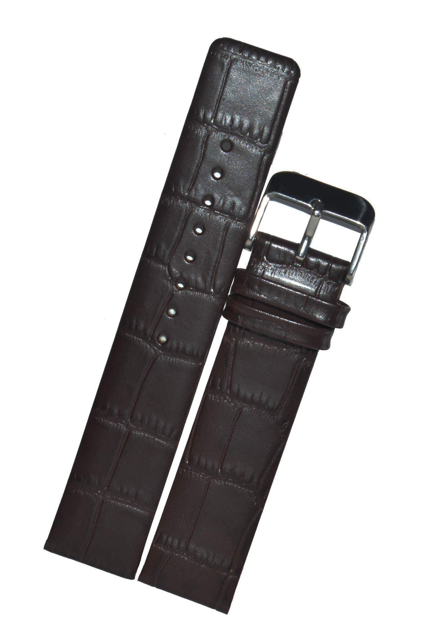 SURU® 20MM Square Tip with Curved Angles Leather Watch Strap / Watch Band (Width- 20mm /Colour- Dark Brown) D686 (B0B2N5MZ4J) Amazon Price History, Amazon Price Tracker