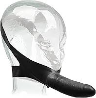 Vista 4 de CalExotics Original Accommodator Pene de látex - Correa manos libres en la sonda para parejas - Consolador para adultos Juguetes sexuales - Negro