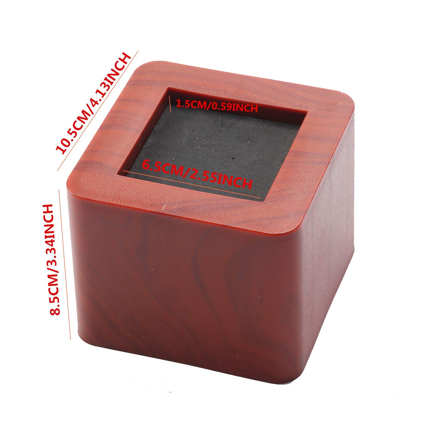 Nisorpa 4 Pack Bed Risers 3 Inch Heavy Duty Elephant Feet Chair Raiser