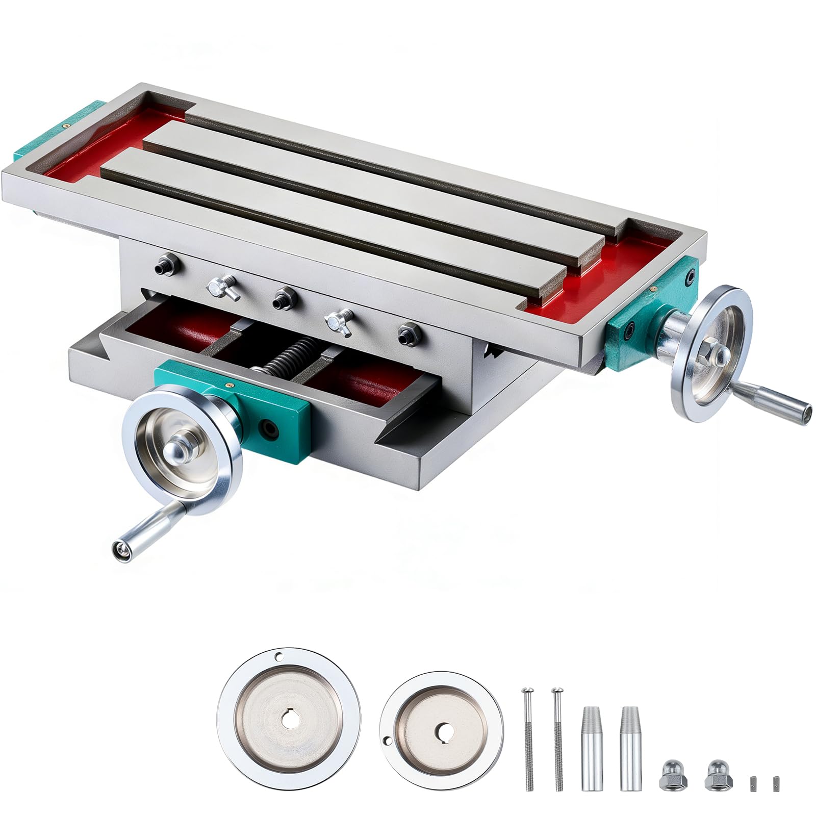 Photo 1 of VEVOR Milling Working Table 17.7 X 6.7 Inch, 2 Axis Compound Table