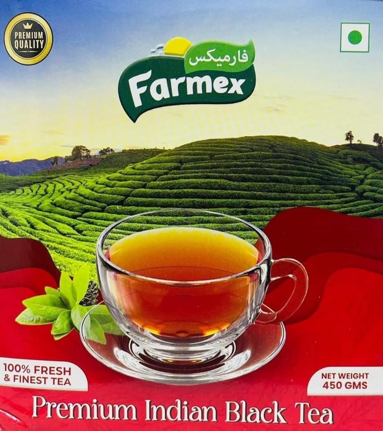 Farmex Premium, 450 gm, Indian Black tea Box, 100% Fresh and Finest Tea from Assam India