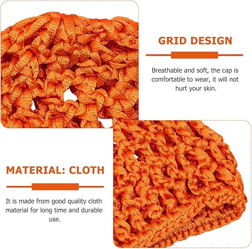 Miniatura 4 de Lurrose Red de pelo tejida a mano, ligera, transpirable, malla para mujer, plegable, para dormir y viajar, práctica red de ganchillo