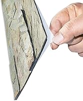 Vista 4 de Stoneflex Azulejos de piedra 3D autoadhesivos para despegar y pegar, se adhieren a la pared del muro de la cocina, sala de estar, oficina, baño