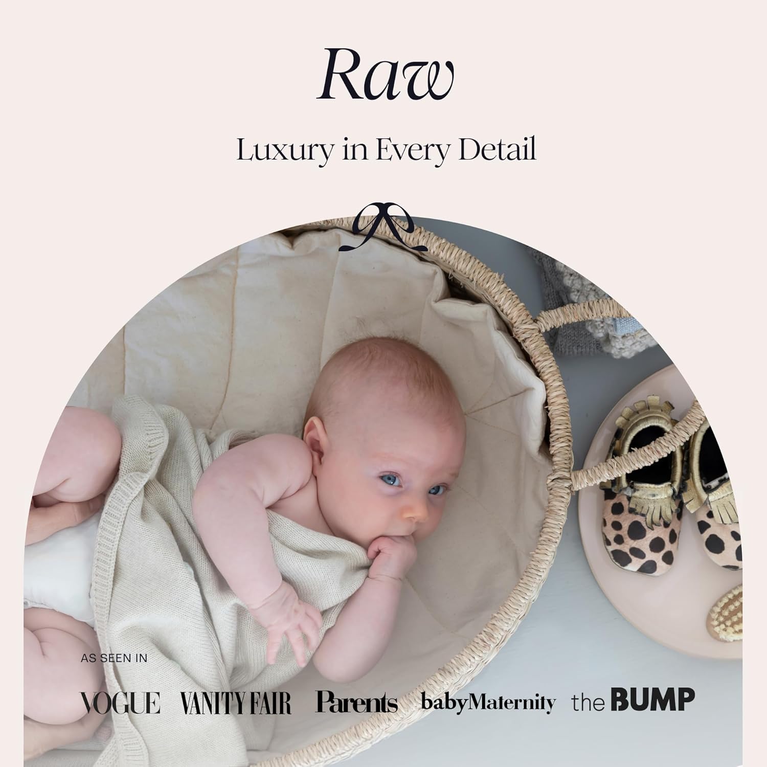 BEBE BASK Premium Baby Changing Basket - Artisan-Crafted Seagrass With Extra High Sides - Changing Basket for Baby Dresser - All Accessories Included - Complete Set for Nursery (Natural)