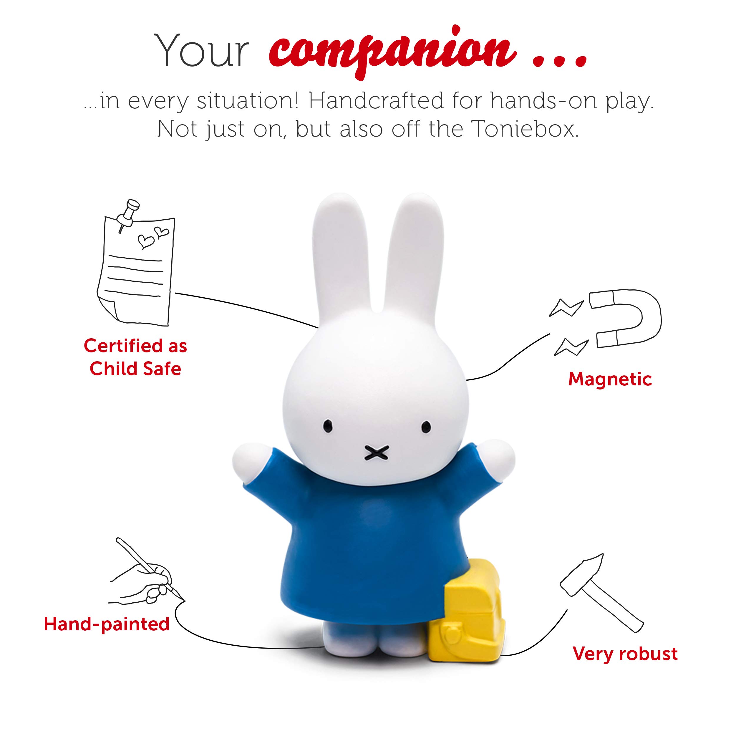 tonies Miffy Audio Character - Miffy Toy, Audiobooks for Children