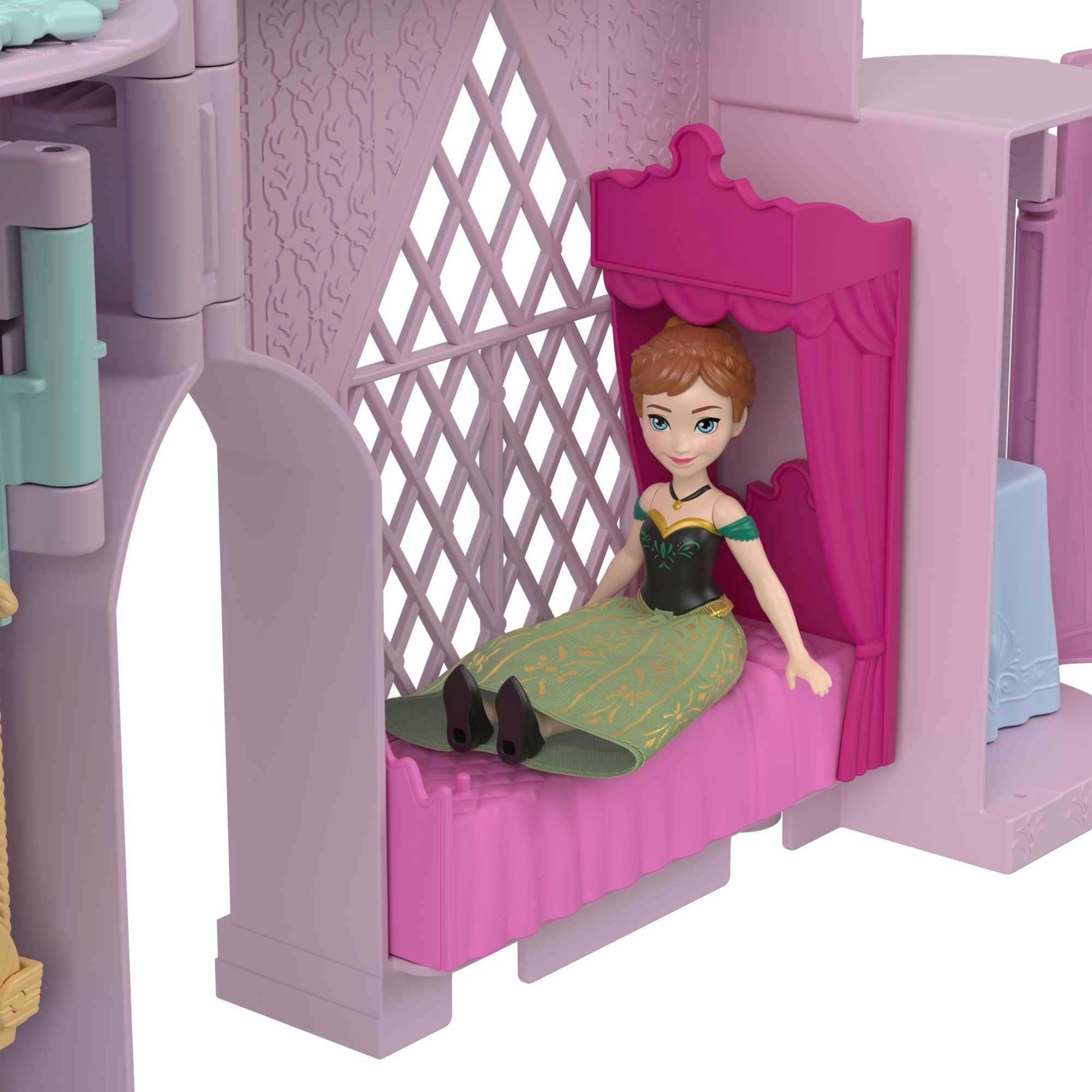 Disney Frozen Toys, Storytime Stackers Anna's Arendelle Castle, Stackable Doll House with Small Doll, Olaf & 7 Pieces, Inspired by the Movies 4