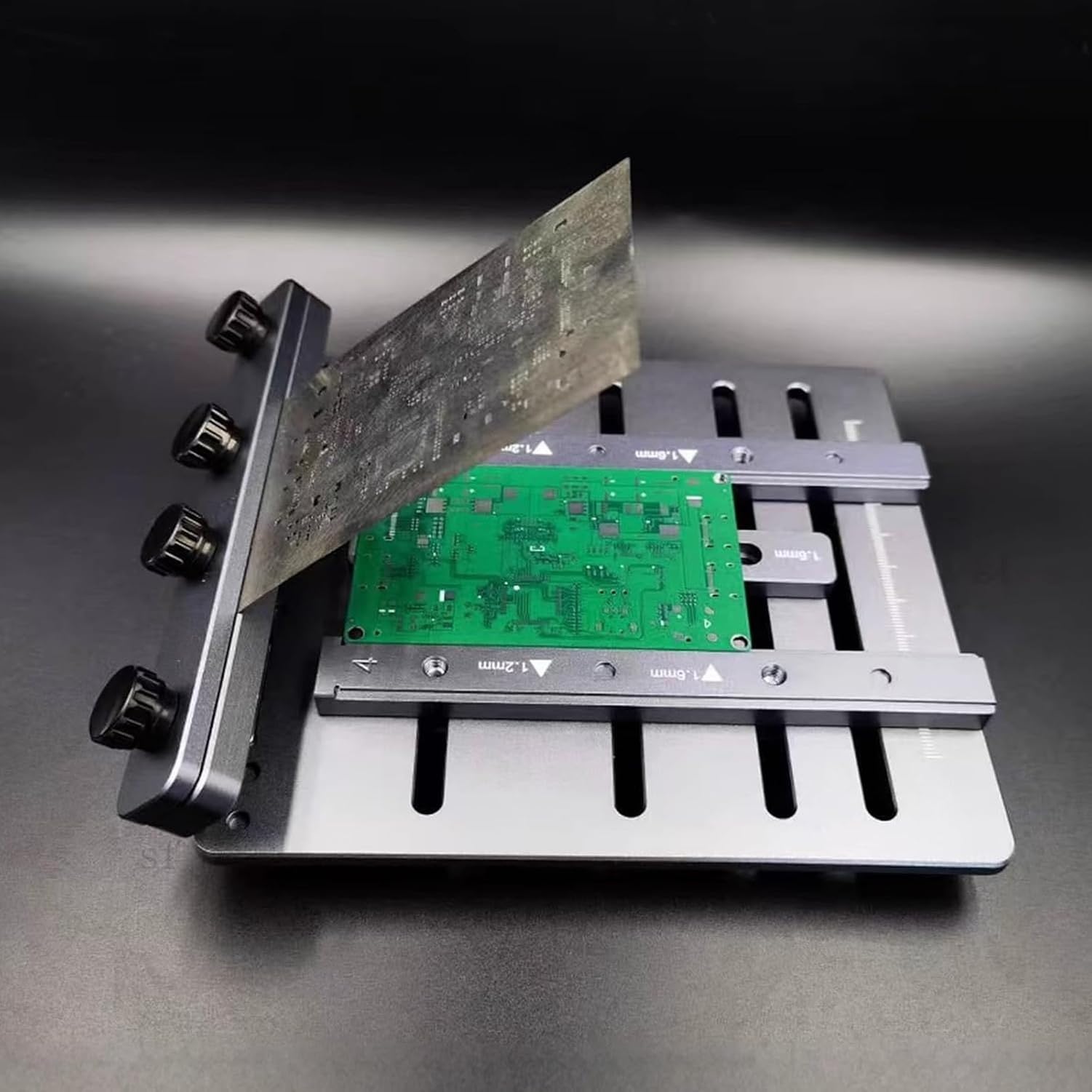 Miniaturowa drukarka szablonów pasty lutowniczej CNC do sitodruku SMT z aluminium do prototypowania PCB i produkcji małoseryjnej