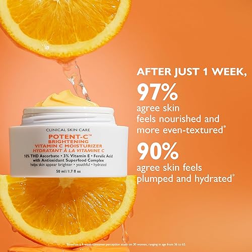 Miniatura 4 de Peter Thomas Roth  Hidratante iluminador de vitamina C Potent-C para opacidad, tono de piel desigual, manchas oscuras y arrugas, hidratante