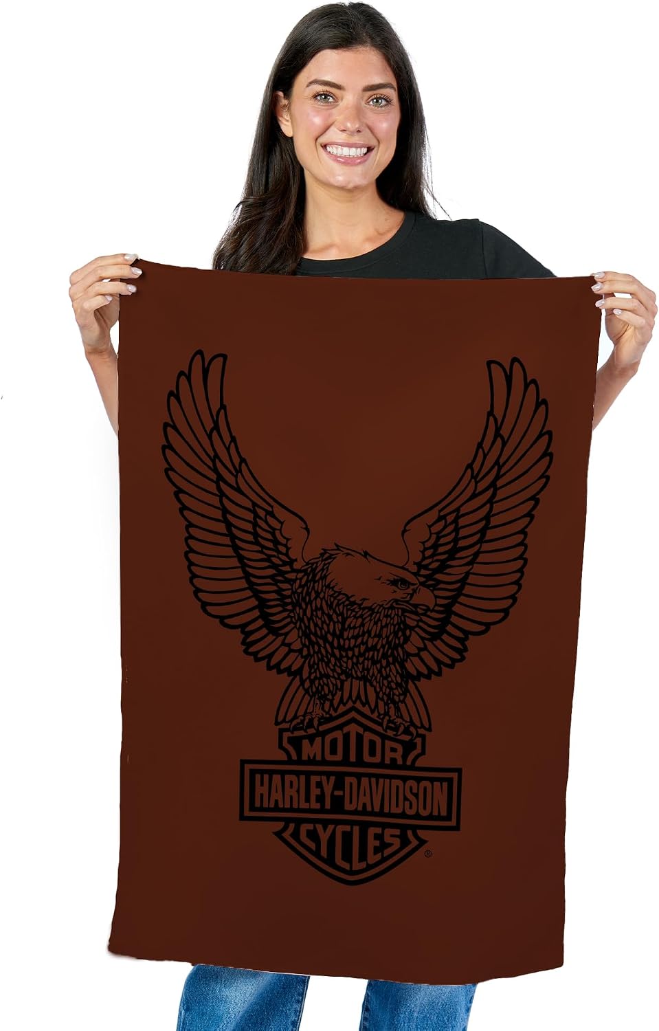 Northwest Harley-Davidson Warm Eagle Wall Hanging Tapestry, 24 x 36 in