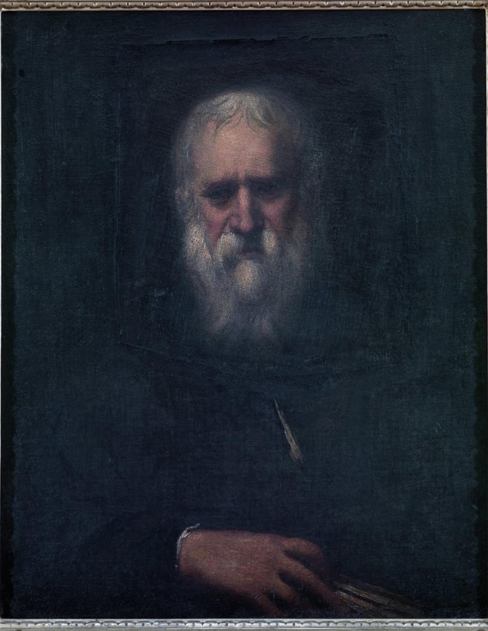 ARTXLXXBN Famous Painting Art Wall Decor Abstract Art Picture Self Portrait by Jacopo Robusti Tintoretto Animal Pictures for Home Decor 60x90cm