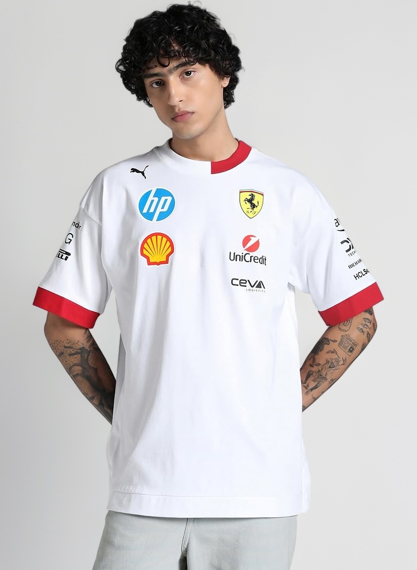 Scuderia Ferrari F1 2025 Driver's Oversized Tshirt