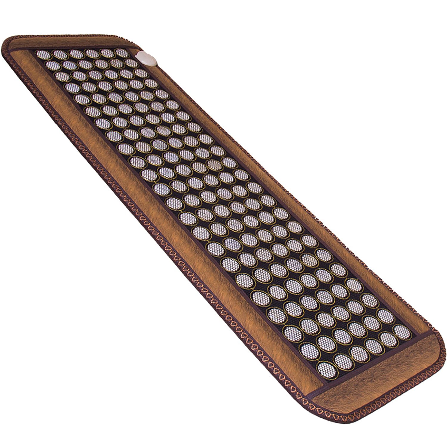 Almohadilla Térmica De Jade Natural, Almohadillas De Terapia Con Funda De Asiento Con Calefacción De 50 * 150 CM Con Temperatura Ajustable De 20 ° -70 ° Y Apagado Automático, Almohadilla De Sofá Con
