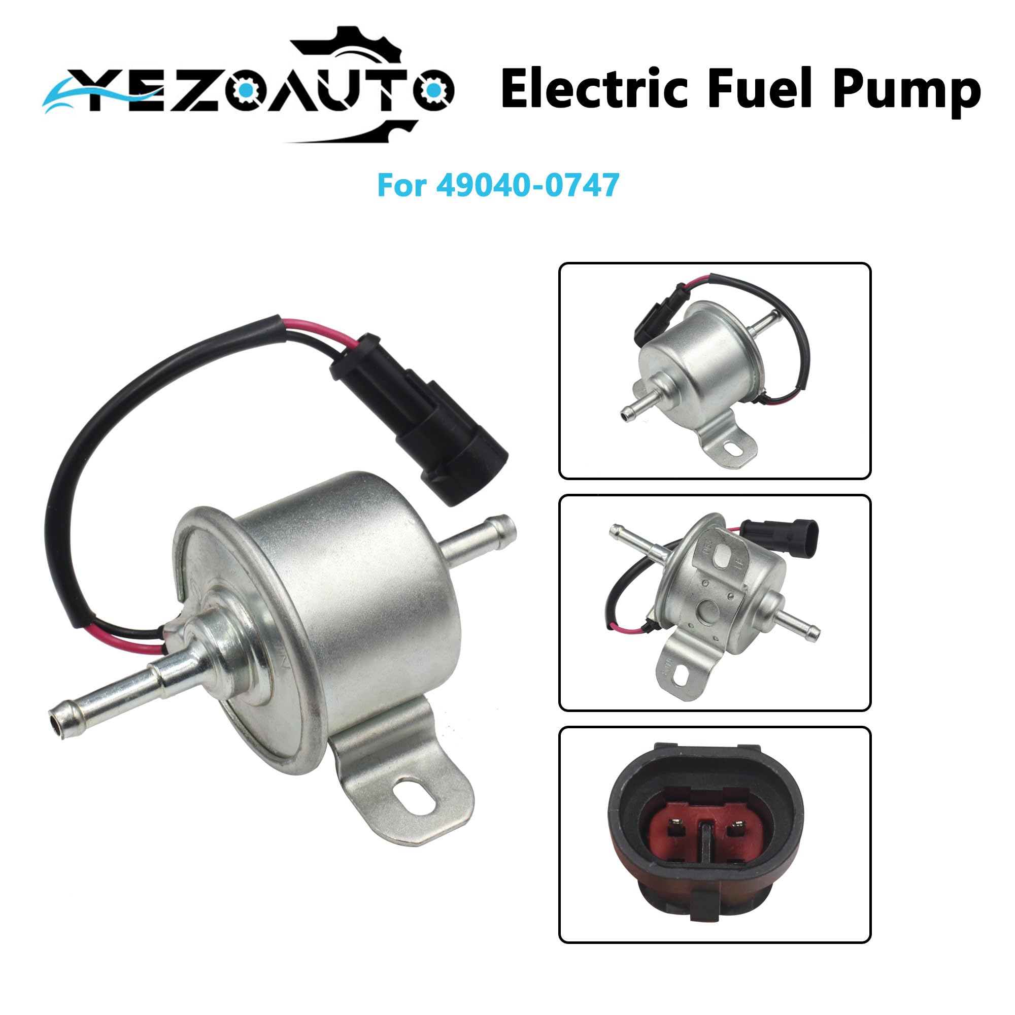 Amazon.com: Yezoauto Fuel Pump 49040-0747 For Kawasaki Mule