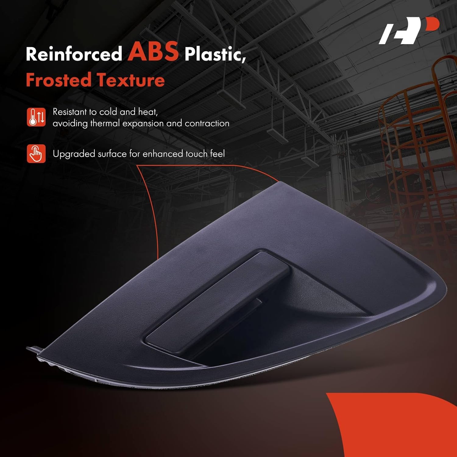 A-Premium Rear Left Driver Side Exterior Door Handle Compatible with Chevrolet Sonic 2012-2018 Hatchback, Textured Black, Replace# 95471001