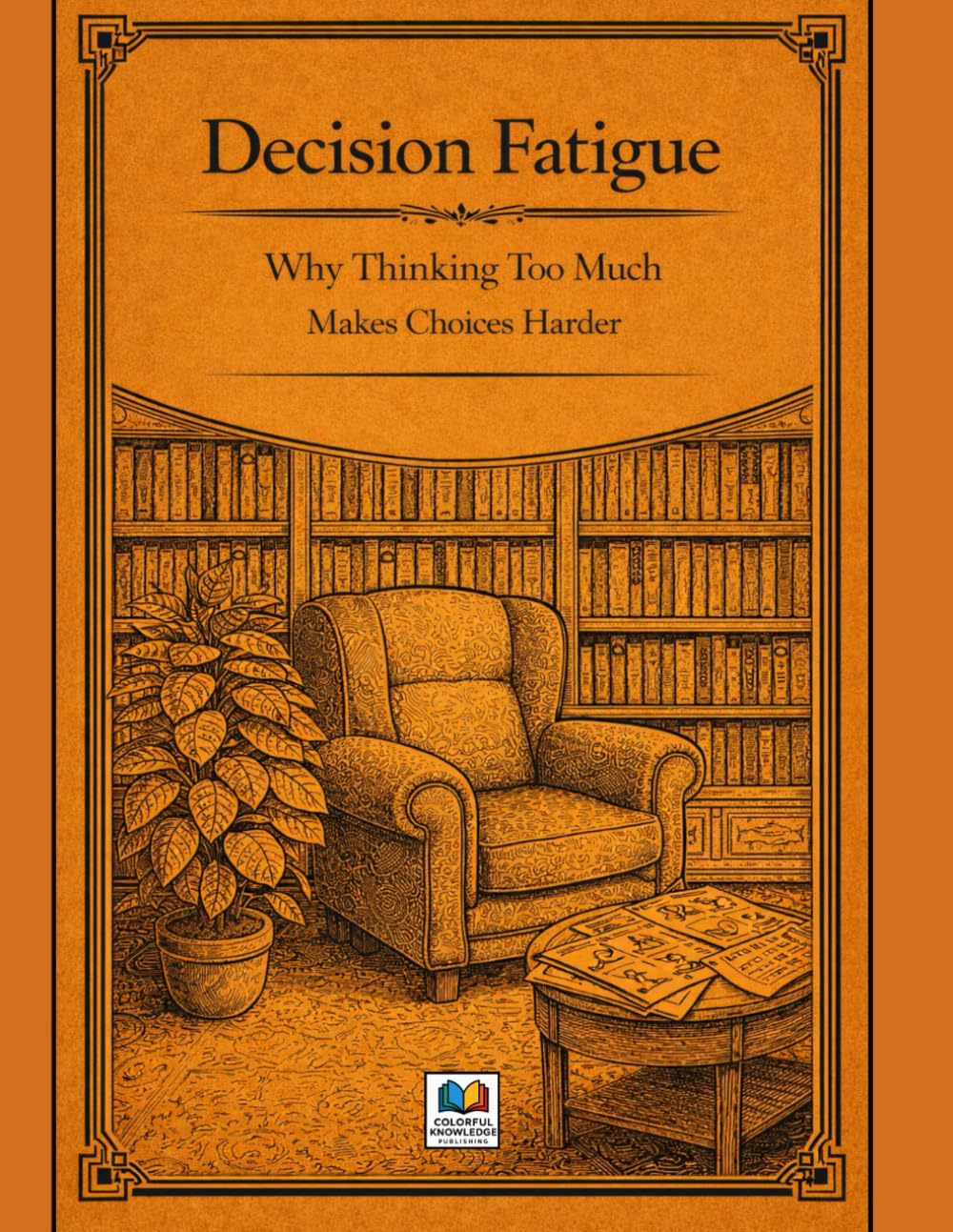 Decision Fatigue: Why Thinking Too Much Makes Choices Harder: A Psychological Coloring Book That Makes Learning Fun