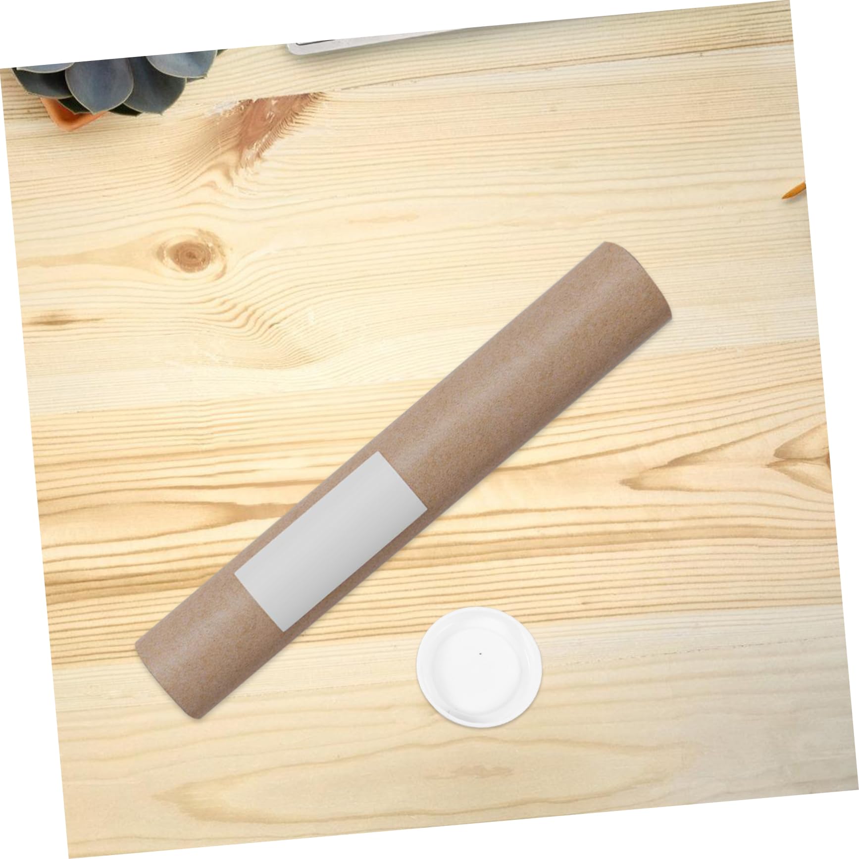 STOBOK 50pièces Embouts Rond Pour Tubes Carton Bouchons De Fin Universels Pour Envoi De Documents Et Stockage