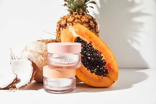 Miniatura 5 de Kopari Peptide Glow - Crema hidratante facial hidratante | Ácido hialurónico, crema ligera de coco vegano para uso diario, piel suave, combate