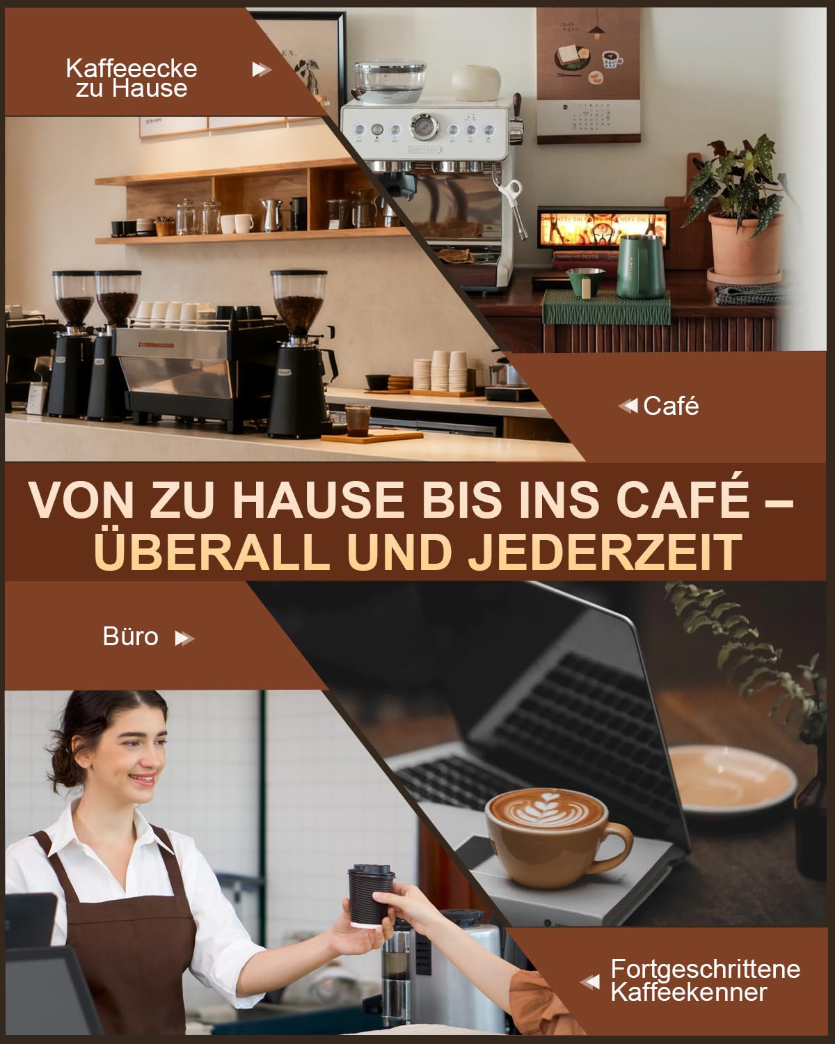KOFIKOFI Porte-filtre sans fond de 51 mm, 3 oreilles, compatible avec DeLonghi Dedica EC680/EC685/EC885, Smeg, EUPA, porte-filtre en acier inoxydable avec tamis à puck, panier filtrant