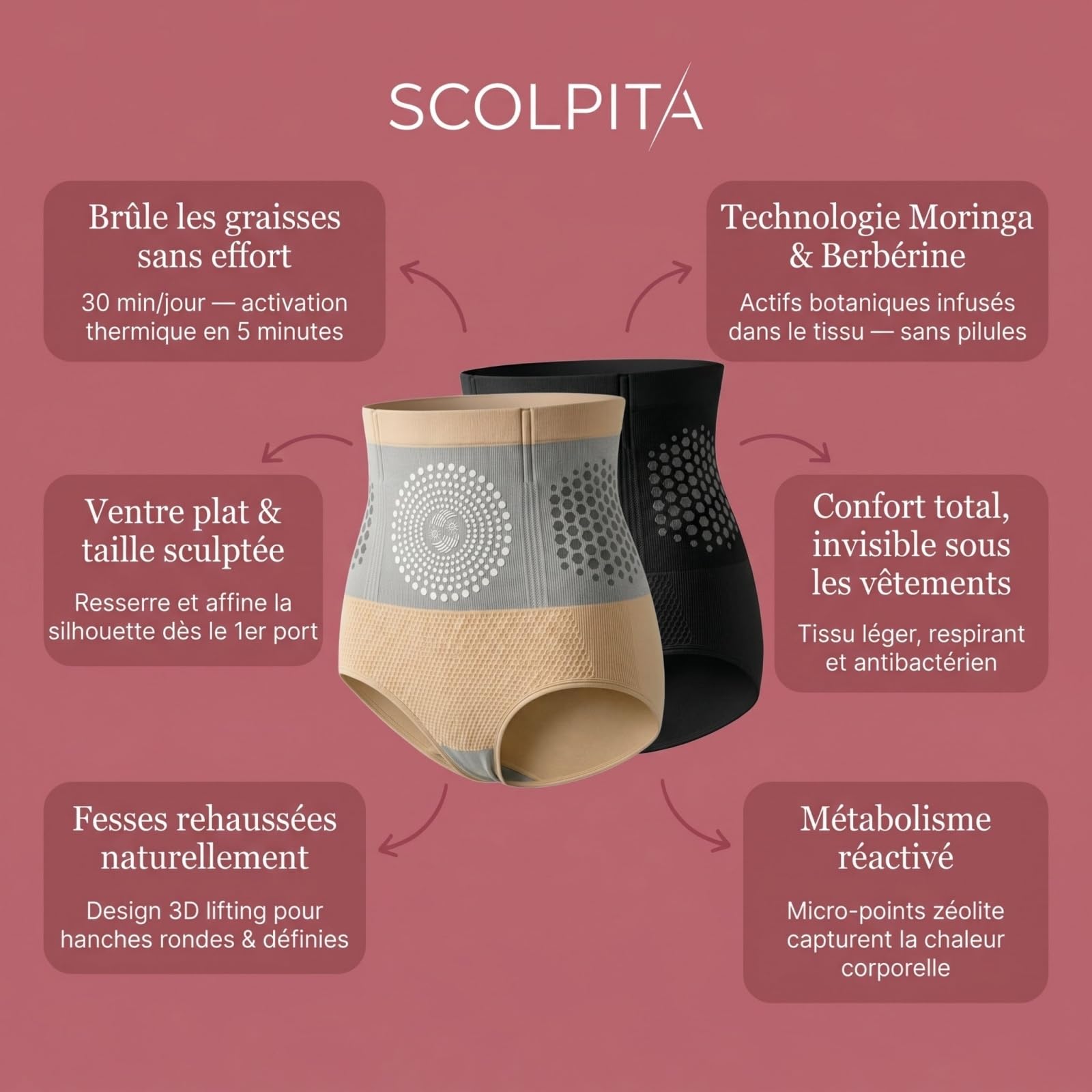 MEIION Scolpita Short Brûle-Graisses Moringa & Berbérine Original