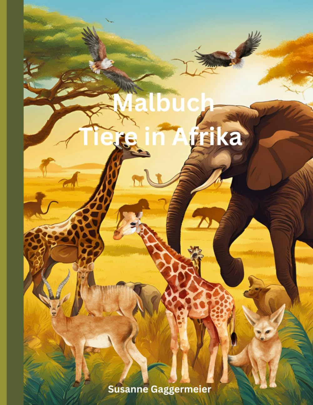 Malbuch Tiere in Afrika (Malbücher)