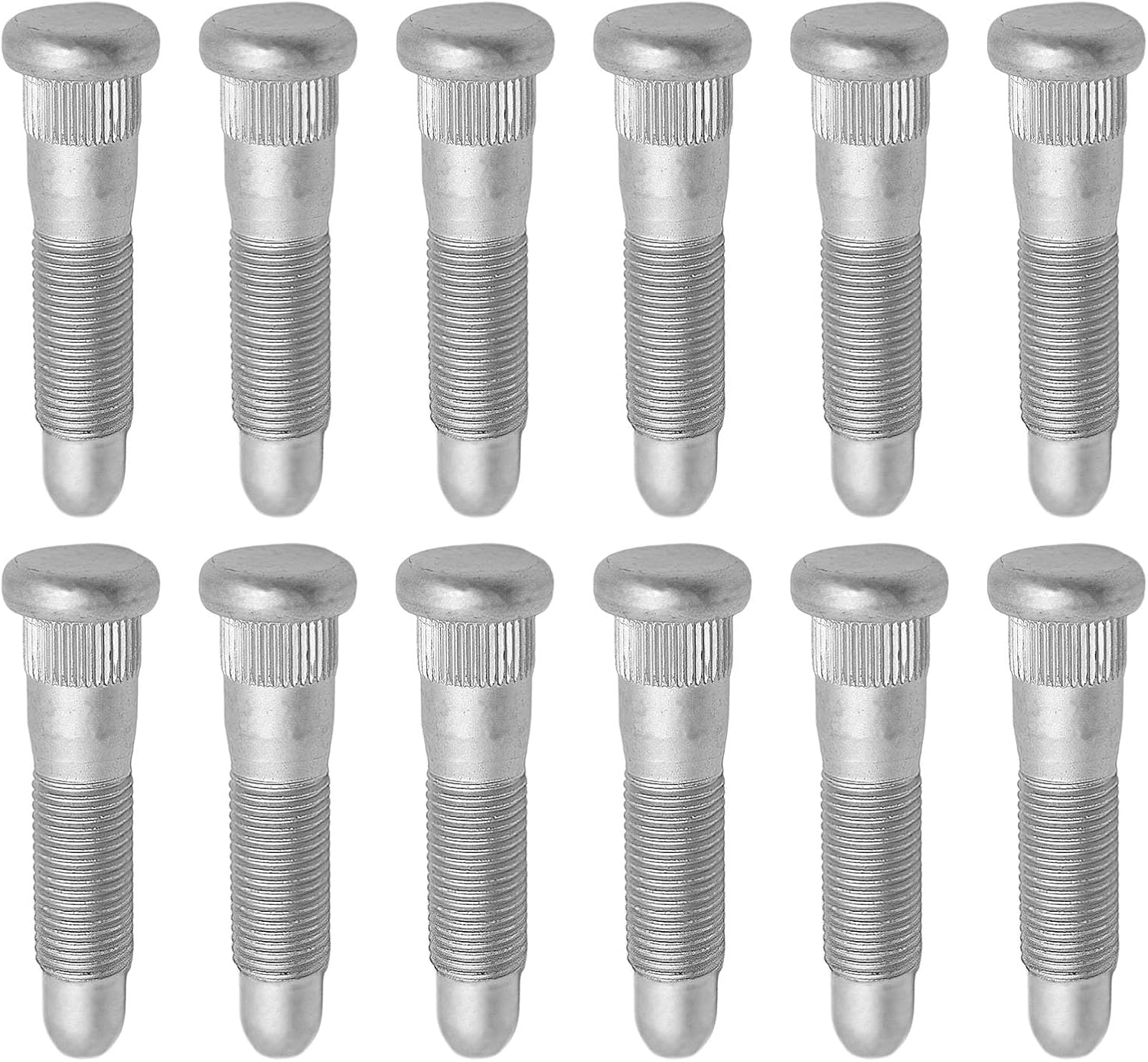 12 Pcs M14x1.5 Front or Rear Wheel Lug Stud Replacement for Chevrolet Silverado Tahoe Express GMC Sierra Yukon Cadillac Hummer 10-428, 11588810, 15037207, 15112380, 15718996