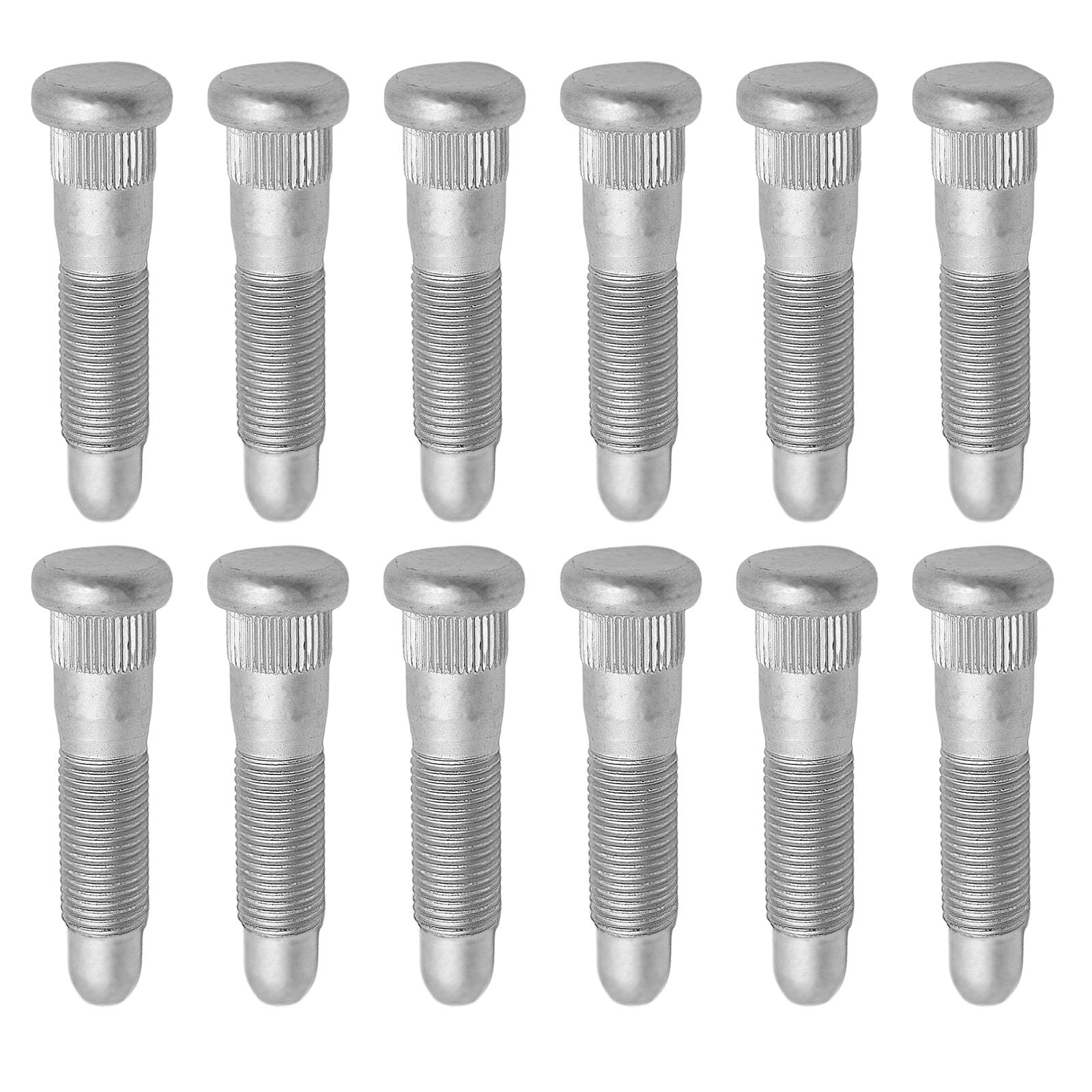 12 Pcs M14x1.5 Front or Rear Wheel Lug Stud Replacement for Chevrolet Silverado Tahoe Express GMC Sierra Yukon Cadillac Hummer 10-428, 11588810, 15037207, 15112380, 15718996