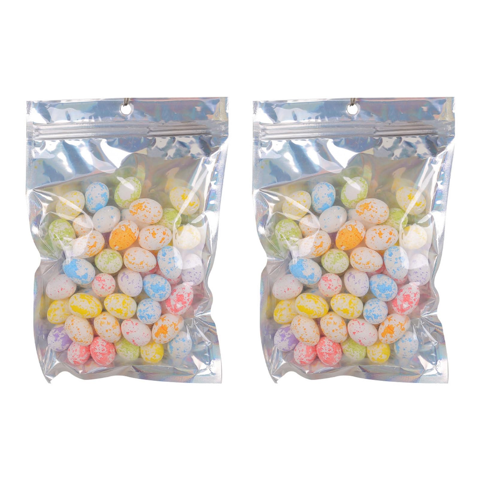 Tsophreniq 100 / 500PCS Easter Decorations Eggs Colorful Eggs Basket Stuffers Colorful Easter Decorations