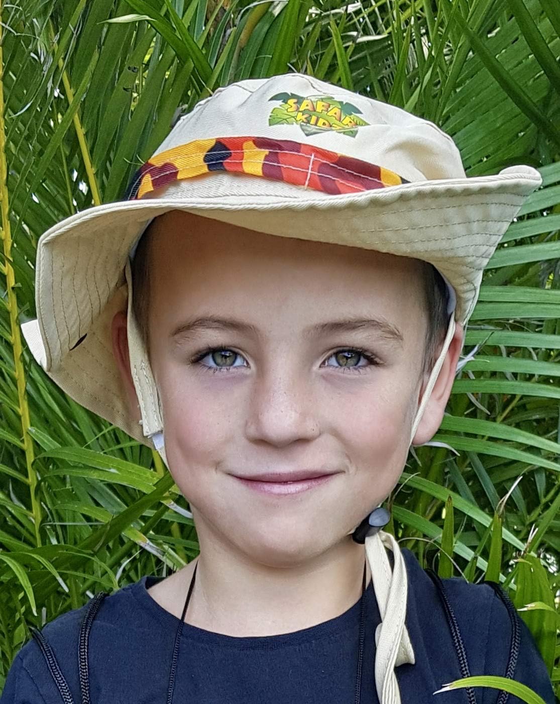 Safari Kidz Outdoor Explorer Kit - Orange Camouflage Cargo Vest and Hat Set, Backyard Nature Adventures, Washable Costume, Age 3+ - Image 7