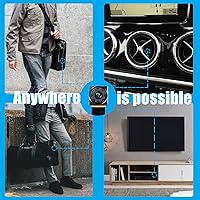 Vista 2 de Hidden Camera Spy Cam WiFi Wireless Portable Mini Modular Spy Camera with 2800mAh Battery, 1080P HD Live Cam for Home Baby Security, Motion Detection